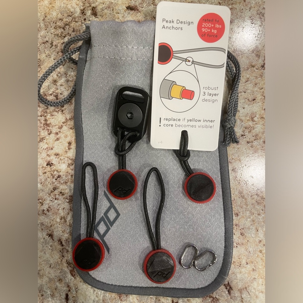 NEW PD Peak Design Anchors for Camera Strap,  binoculars, other devices